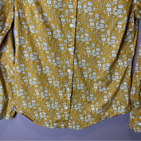 J Crew Liberty Slim Perfect Shirt Floral J5565 - Size 2 - Picture 4 of 10